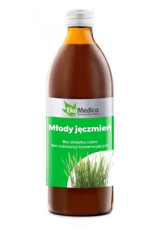 Ekamedica Młody Jeczmień Sok 500Ml