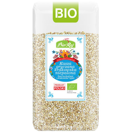 KASZA GRYCZANA KRAKOWSKA NIEPALONA BIO 500 g - BIO RAJ