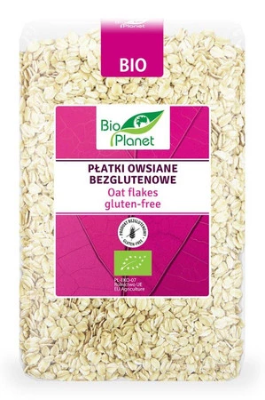 Bio Planet − Płatki owsiane bezgl. − 1 kg