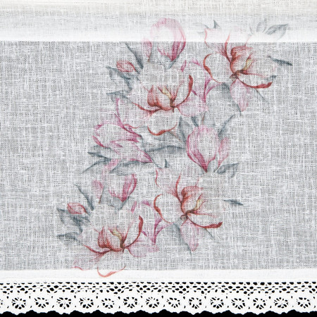 FIRANA GOTOWA SUZY 150 X 30 CM BIAŁY
