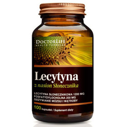 Doctor Life Sunflower Lecithin lecytyna słonecznikowa 1000 mg suplement diety 100 kaps.