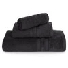 Ręcznik Porto (12) 30 x 50 cm, Czarny