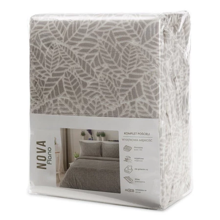 Komplet pościeli Flano 3 200 x, 220 cm, Beżowy