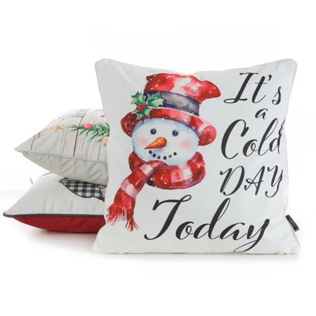 POSZEWKA ŚWIATECZNA 126 45 X 45 CM KREMOWY