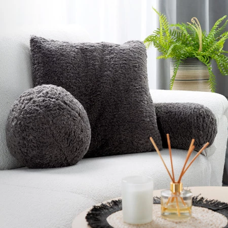 POSZEWKA BUKLA 10 45 X 15 CM CIEMNOSZARY