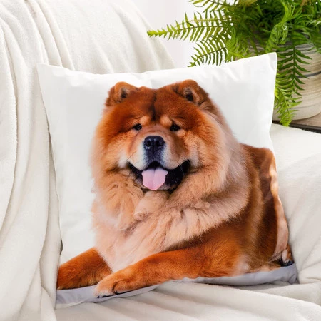 POSZEWKA ANIMAL 73 45 X 45 CM BIAŁY