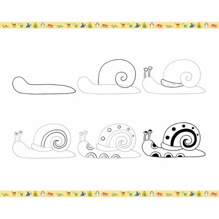 Janod Zestaw kreatywny Rysowanie krok po kroku Zwierzęta 20 rysunków 7+