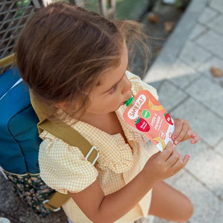 Smileat, BIO Mus z truskawkami i bananem 6m+, 100g