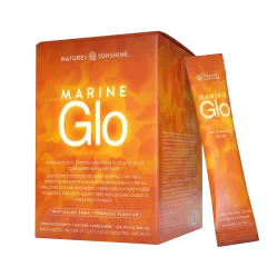Natures sunshine Collagen Marine Glo hydrolizowany kolagen rybi 30 saszetek smak tropikalny