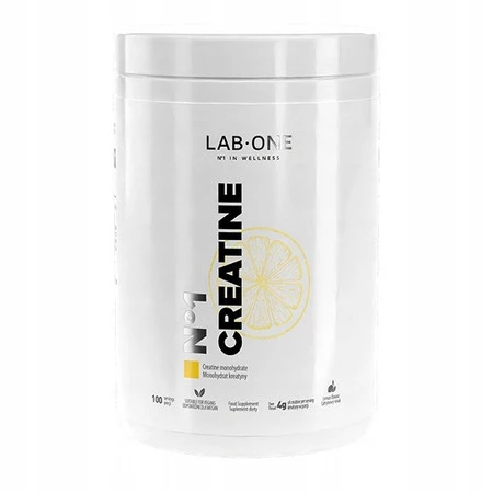LAB ONE N°1 Creatine Kreatyna 500 g smak lemon