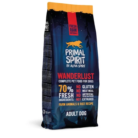 Primal Spirit by Alpha Spirit Karma dla psa Wanderlust (dorosły) Ryby z mięsem 12kg