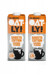 Zestaw: 2x Oatly Napój Owsiany Barista Editiono Smaku Karmelu 1L