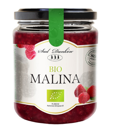 SAD DANKÓW MALINA 80 % BIO 260 g