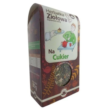 Natura Wita Herbatka Ziołowa Na Cukier 80G