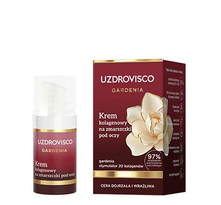 Uzdrovisco Gardenia Krem kolagenowy na zmarszczki pod oczy 15ml