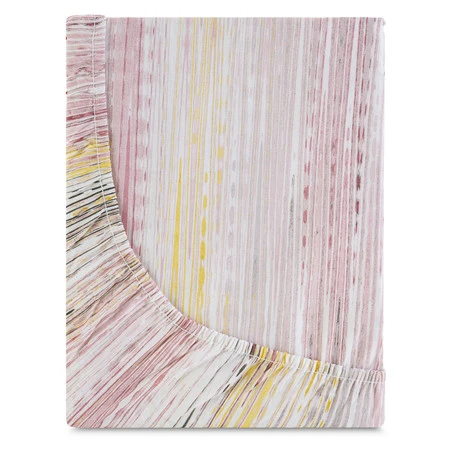 PRZEŚCIERADŁO Z GUMKĄ PRINT 1 100 X 200 X 30 CM FIOLETOWY