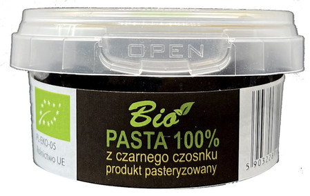 PASTA Z CZARNEGO CZOSNKU BEZGLUTENOWA BIO 80 g - PRZETWORY Z NATURY