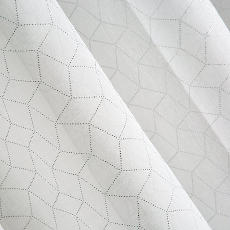 FIRANA GOTOWA CLAUDIA 140 X 250 CM BIAŁY