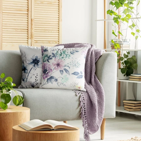 Poszewka Mink 32 45 x 45 cm, Biały