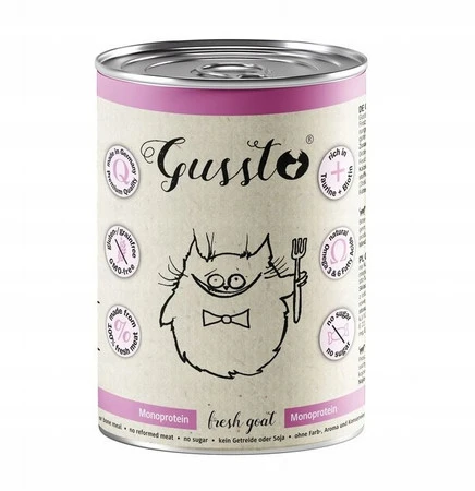 Gussto Fresh Goat - Karma mokra dla kota - 400 g