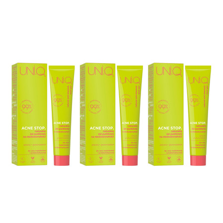 Zestaw: 3x Acne Stop. naturalny żel punktowy na niedoskonałości 20ml