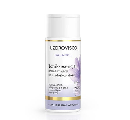 Uzdrovisco,Balance, Tonik-esencja normalizujący na niedoskonałości, 150 ml