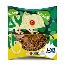 Ciastko ŁAN gryczany z miodem - Kameleon Irenki, 40g
