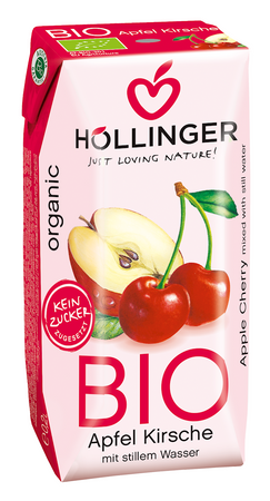 NAPÓJ JABŁKOWO - WIŚNIOWY BIO 200 ml - HOLLINGER
