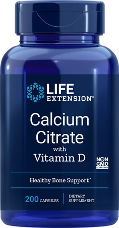 Calcium Citrate with Vitamin D (200 kaps.)