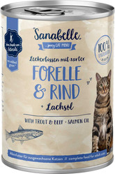 BOSCH Sanabelle Forelle / Rind Pstrąg Wołowina 400g