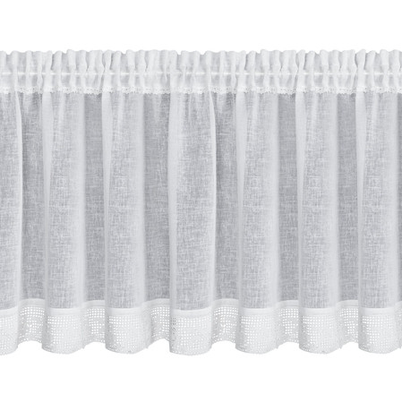 Firana gotowa Lari na Taśmie 150 x 60 cm, Biały