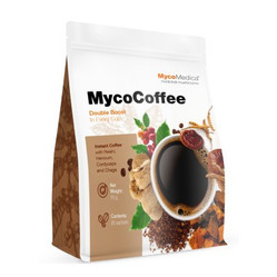 MycoMedica MycoCoffee kawa rozpuszczalna z ekstraktami z grzybów witalnych 20 saszetek