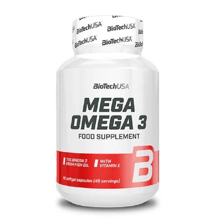 BioTech USA Mega Omega 3 -  90 kaps.