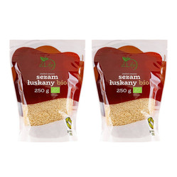 Zestaw: 2x Sezam łuskany BIO 250 g