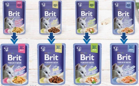 BRIT Premium Cat Fillets in Jelly Chicken KURCZAK galaretka 85g