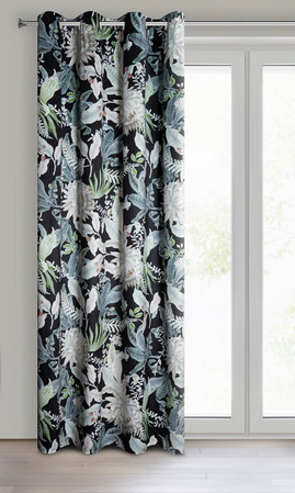 ZASŁONA GOTOWA SALLY 140 X 270 CM CZARNY