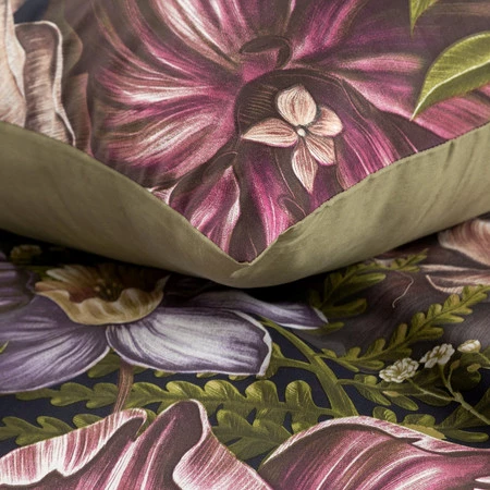 Komplet pościeli satynowej Nika 45, 220 x 200 cm, Oliwkowy