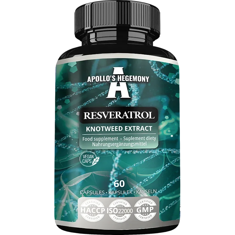 APOLLO'S HEGEMONY Resveratrol 250mg 60 kaps. - Nabea.pl