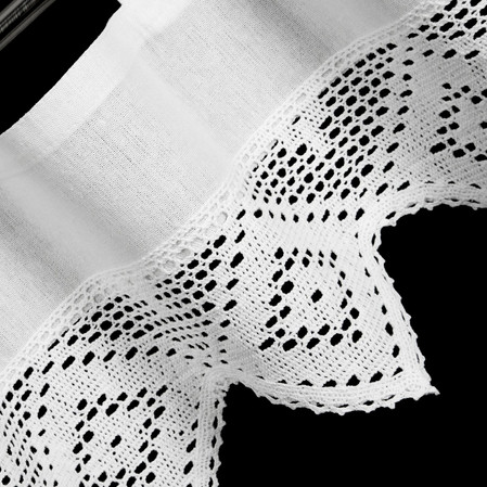 FIRANA GOTOWA ISAAC NA SZELKACH 150 X 30 CM BIAŁY