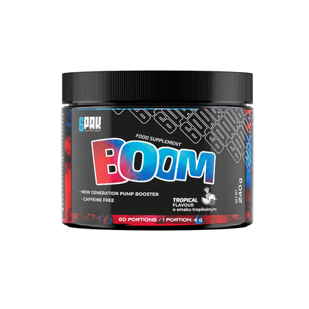 6PAK BOOM 240g JAR TROPICAL
