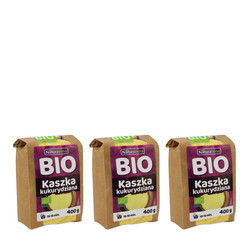 Zestaw: 3x KASZKA KUKURYDZIANA BIO 400 g - NATURAVENA