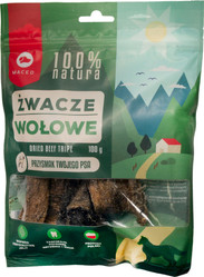 Maced 100% Natura Żwacze wołowe - przysmaki dla psa - 100g