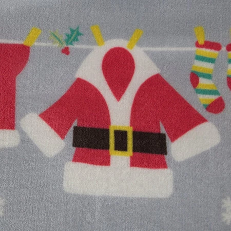 KOC ŚWIĄTECZNY KOC13 150 X 200 CM SZARY