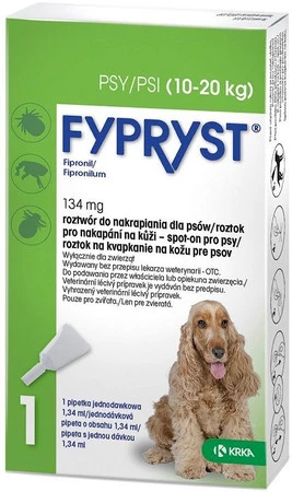 FYPRYST Spot-On Psy 10-20kg Krople na kleszcze pchły 1szt.