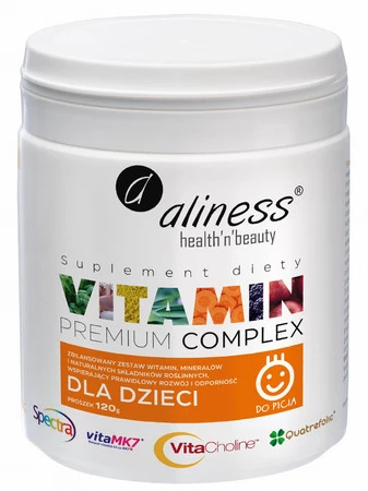 Aliness Premium Vitamin Complex dla dzieci, proszek 120g