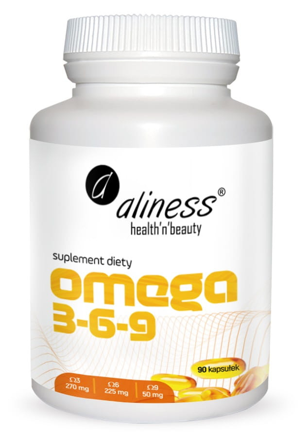 Aliness Omega 3-6-9 270/225/50 mg x 90 kapsułek - Nabea.pl