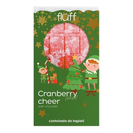 Bath Chocolate czekolada do kąpieli Cranberry Cheer 160g