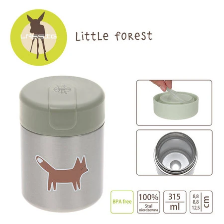 Lassig Pojemnik - termos obiadowy 315 ml Little Forest Lisek