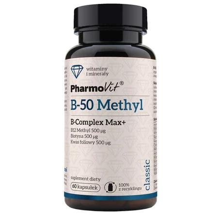 Pharmovit B-50 methyl B-Complex 60 kaps.