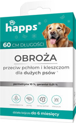 BROS HAPPS - obroża przeciw pchłom i kleszczom dla dużych psów 60cm